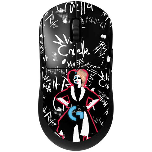 Disney Cruella (2021) Animated Pattern G Pro Wireless Gaming Mouse Skin