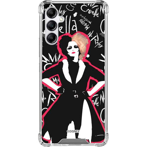 Disney Cruella (2021) Animated Pattern Gabb Phone 4 Clear Case