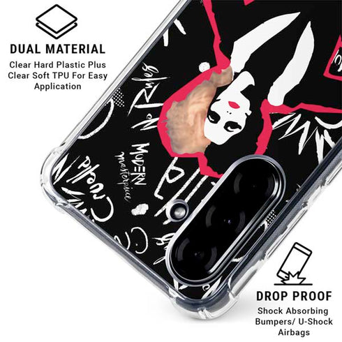 Disney Cruella (2021) Animated Pattern Galaxy A36 5G Clear Case