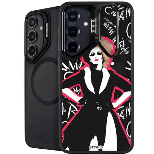 Disney Cruella (2021) Animated Pattern Galaxy S25 Plus Kickstand Case