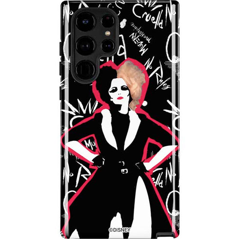 Disney Cruella (2021) Animated Pattern Galaxy S25 Ultra Impact Case