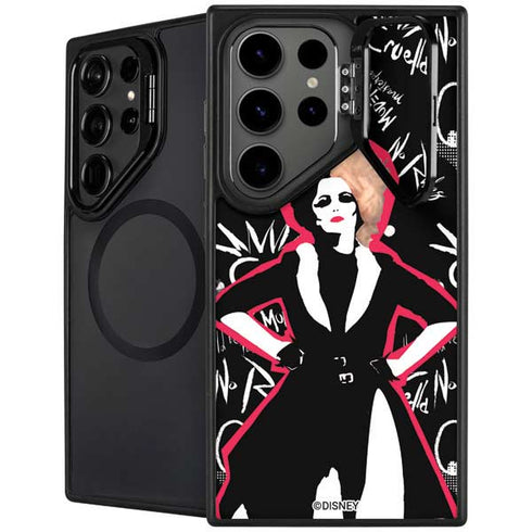 Disney Cruella (2021) Animated Pattern Galaxy S25 Ultra Kickstand Case