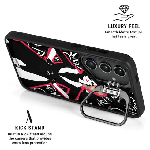 Disney Cruella (2021) Animated Pattern Galaxy S25 Ultra Kickstand Case