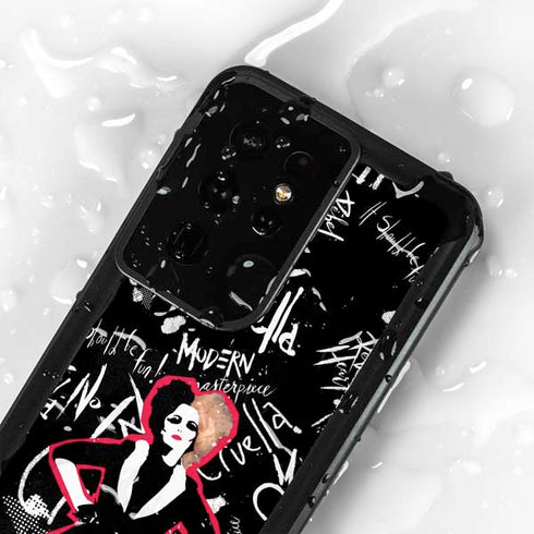 Disney Cruella (2021) Animated Pattern Galaxy S24 Ultra Waterproof Case