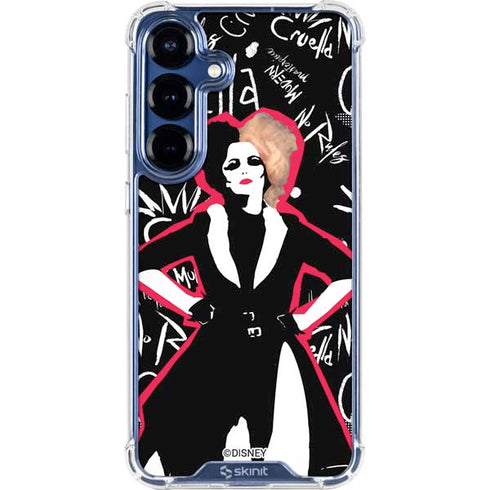 Disney Cruella (2021) Animated Pattern Galaxy S25 Clear Case