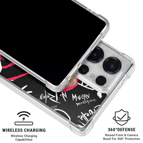 Disney Cruella (2021) Animated Pattern Galaxy S25 Ultra Clear Case