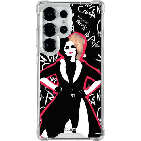 Disney Cruella (2021) Animated Pattern Galaxy S26 Ultra Clear Case