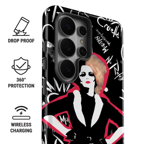 Disney Cruella (2021) Animated Pattern Galaxy S26 Ultra Impact Case