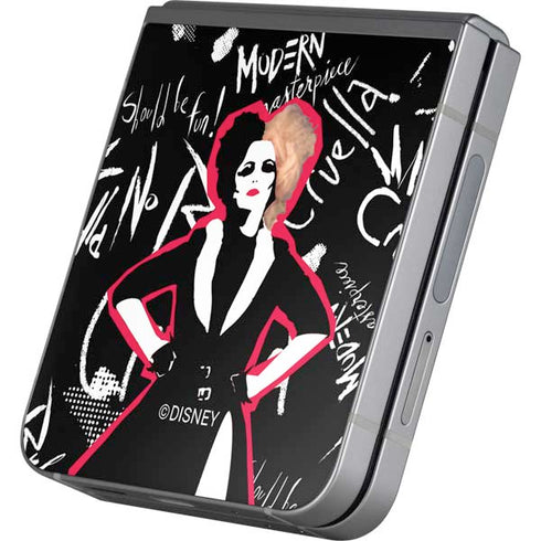 Disney Cruella (2021) Animated Pattern Galaxy Z Flip6 Skin