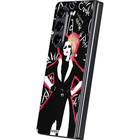 Disney Cruella (2021) Animated Pattern Galaxy Z Fold5 5G Skin