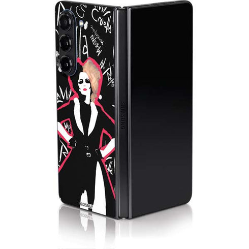 Disney Cruella (2021) Animated Pattern Galaxy Z Fold5 5G Skin