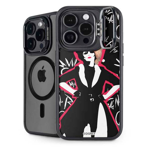 Disney Cruella (2021) Animated Pattern iPhone 14 Pro Max Kickstand Case
