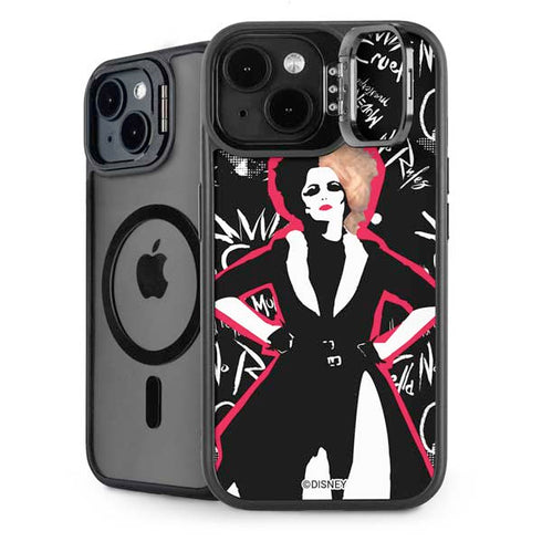 Disney Cruella (2021) Animated Pattern iPhone 15 Kickstand Case
