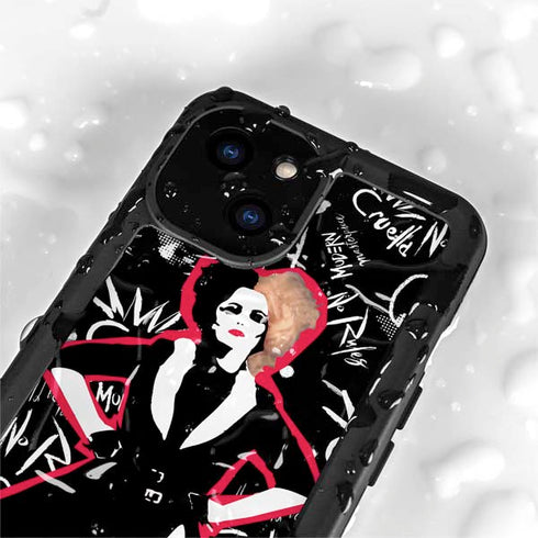 Disney Cruella (2021) Animated Pattern iPhone 15 Plus Waterproof Case