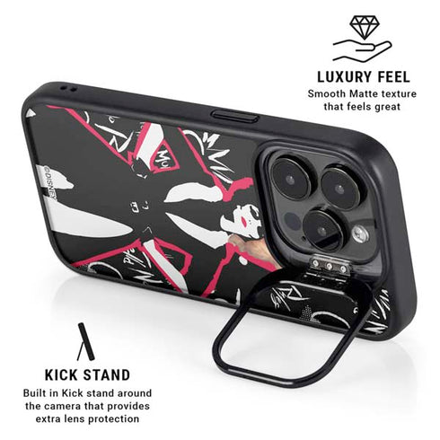Disney Cruella (2021) Animated Pattern iPhone 15 Pro Kickstand Case