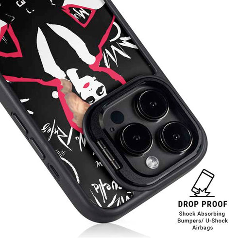 Disney Cruella (2021) Animated Pattern iPhone 15 Pro Kickstand Case