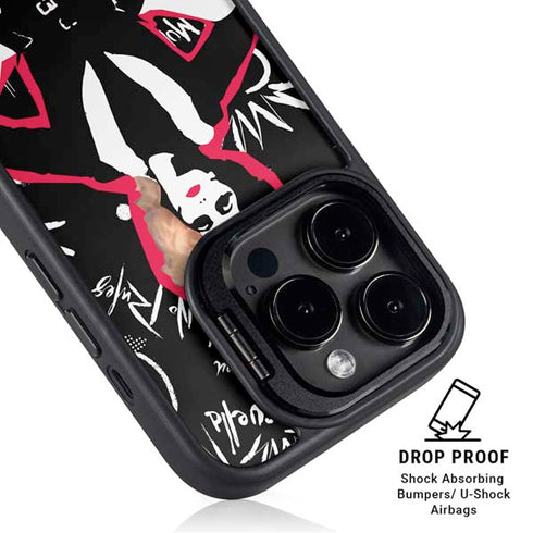 Disney Cruella (2021) Animated Pattern iPhone 15 Pro Max Kickstand Case