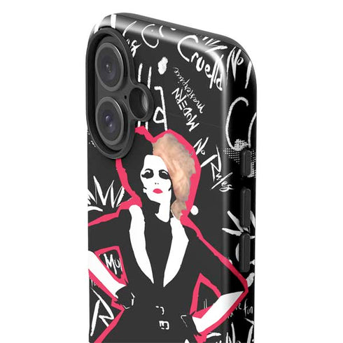 Disney Cruella (2021) Animated Pattern iPhone 16 Impact Case