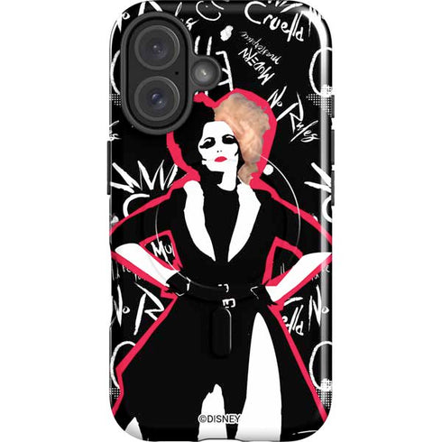 Disney Cruella (2021) Animated Pattern iPhone 16 Plus Magsafe Impact Case