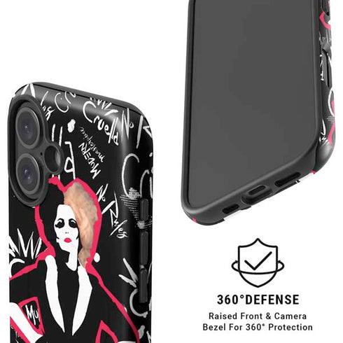 Disney Cruella (2021) Animated Pattern iPhone 16 Plus Magsafe Impact Case