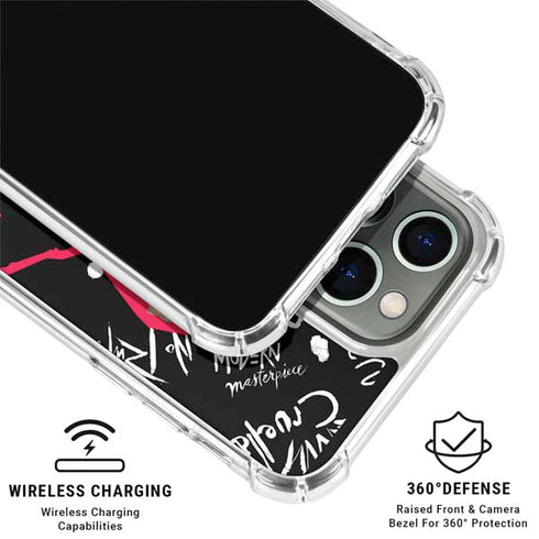 Disney Cruella (2021) Animated Pattern iPhone 16 Pro Clear Case