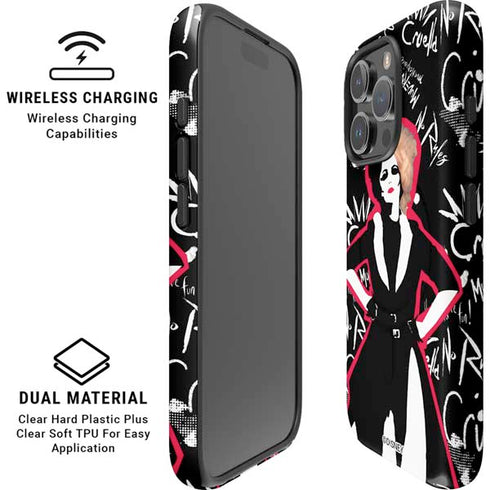 Disney Cruella (2021) Animated Pattern iPhone 16 Pro Magsafe Impact Case