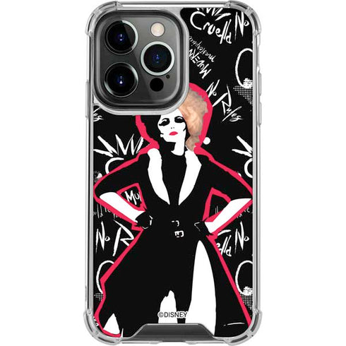 Disney Cruella (2021) Animated Pattern iPhone 16 Pro Max Clear Case