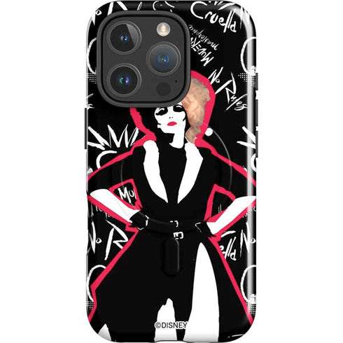 Disney Cruella (2021) Animated Pattern iPhone 16 Pro Max Magsafe Impact Case