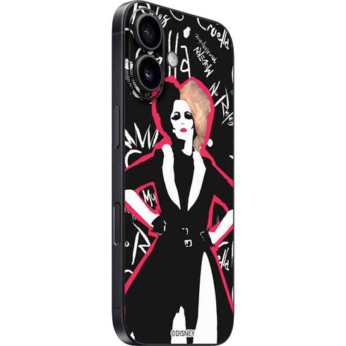 Disney Cruella (2021) Animated Pattern iPhone 16 Skin