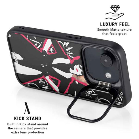 Disney Cruella (2021) Animated Pattern iPhone 16e Kickstand Case