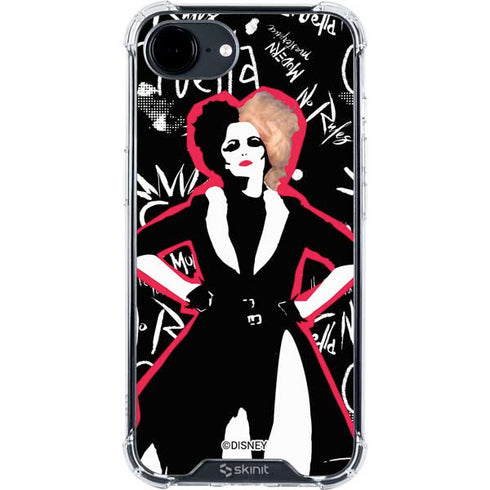 Disney Cruella (2021) Animated Pattern iPhone 16e Clear Case