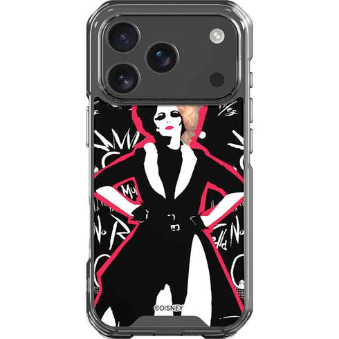 Disney Cruella (2021) Animated Pattern iPhone 18 Pro Clear Case