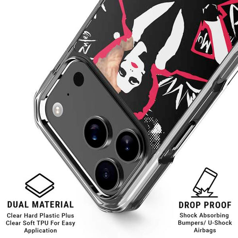 Disney Cruella (2021) Animated Pattern iPhone 18 Pro Clear Case