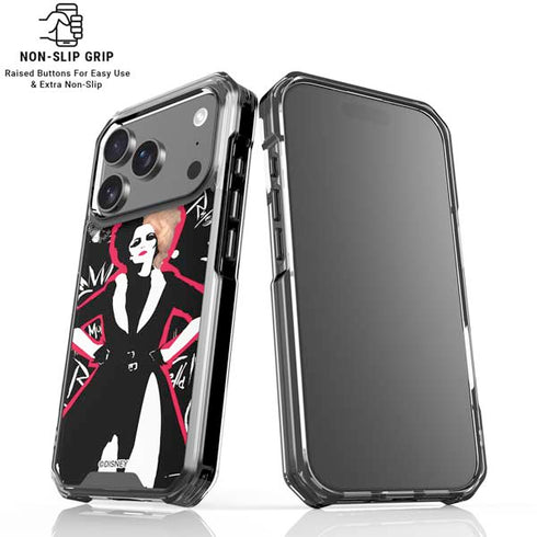 Disney Cruella (2021) Animated Pattern iPhone 18 Pro Clear Case