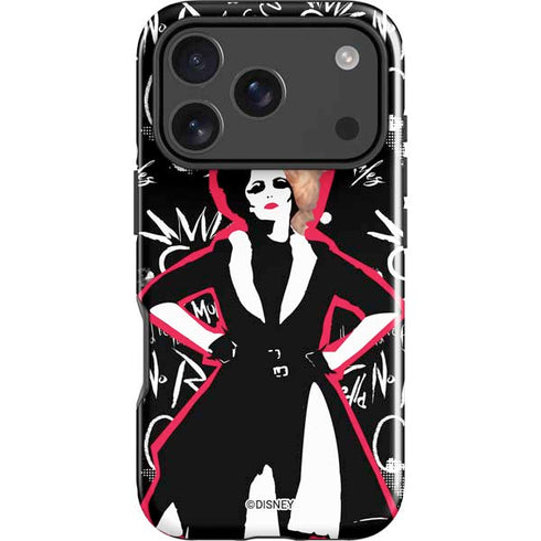 Disney Cruella (2021) Animated Pattern iPhone 18 Pro Impact Case