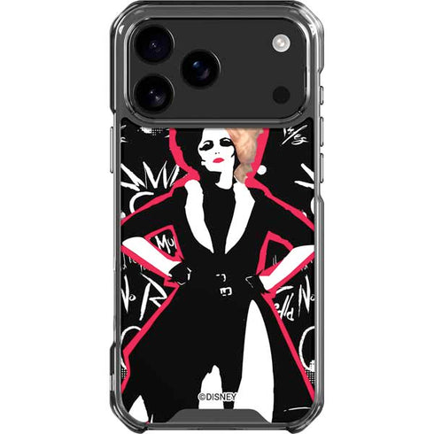 Disney Cruella (2021) Animated Pattern iPhone 18 Pro Max Clear Case