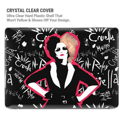 Disney Cruella (2021) Animated Pattern MacBook Pro 14in (2021-24) Case plus Skin