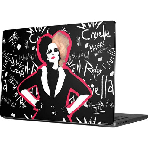 Disney Cruella (2021) Animated Pattern Apple MacBook Pro 14-inch Skin