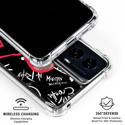 Disney Cruella (2021) Animated Pattern Moto G Power 5G (2024) Clear Case
