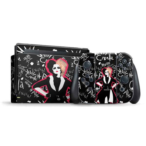 Disney Cruella (2021) Animated Pattern Nintendo Skins