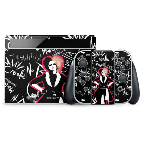Disney Cruella (2021) Animated Pattern Nintendo Skins