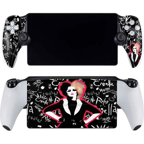Disney Cruella (2021) Animated Pattern PlayStation Portal Remote Player Skin
