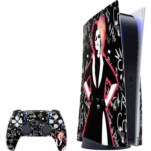 Disney Cruella (2021) Animated Pattern PlayStation PS5 Skins