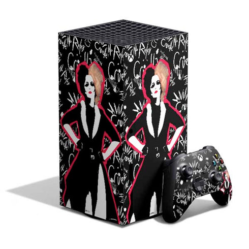 Disney Cruella (2021) Animated Pattern XBox Series X Digital Edition Bundle Skin