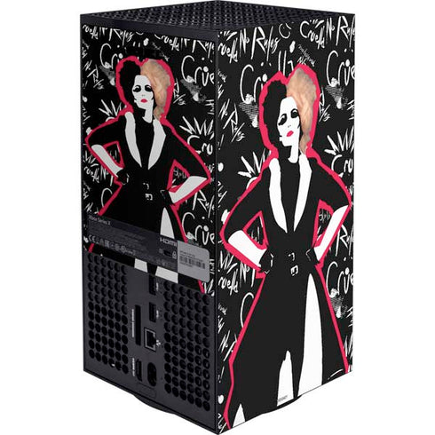 Disney Cruella (2021) Animated Pattern XBox Series X Digital Edition Bundle Skin