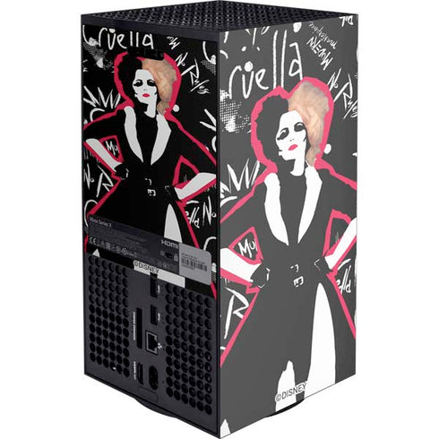 Disney Cruella (2021) Animated Pattern XBox Series X Digital Edition Console Skin