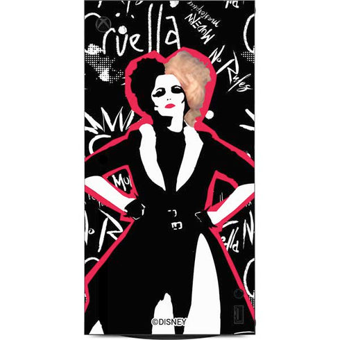 Disney Cruella (2021) Animated Pattern XBox Series X Digital Edition Console Skin