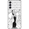 Disney Villains Cruella de Vil Black and White Gabb Phone 4 Clear Case