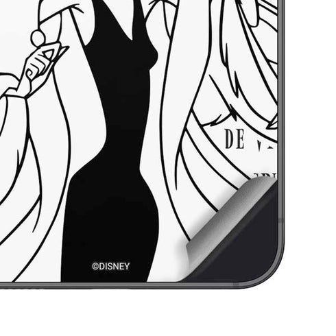 Disney Villains Cruella de Vil Black and White Galaxy A16 5G Skin
