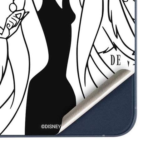 Disney Villains Cruella de Vil Black and White Galaxy A36 5G Skin